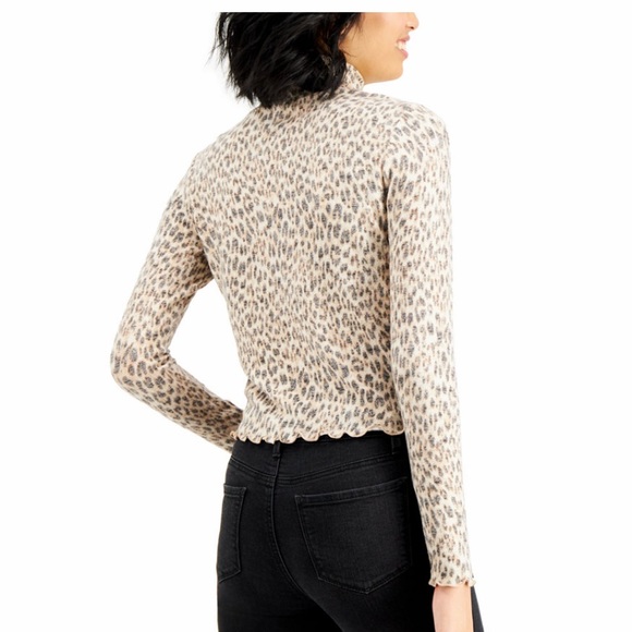 NWT Love Fire Camo So Soft Mock Turtleneck Long Sleeve Top - Picture 3 of 10